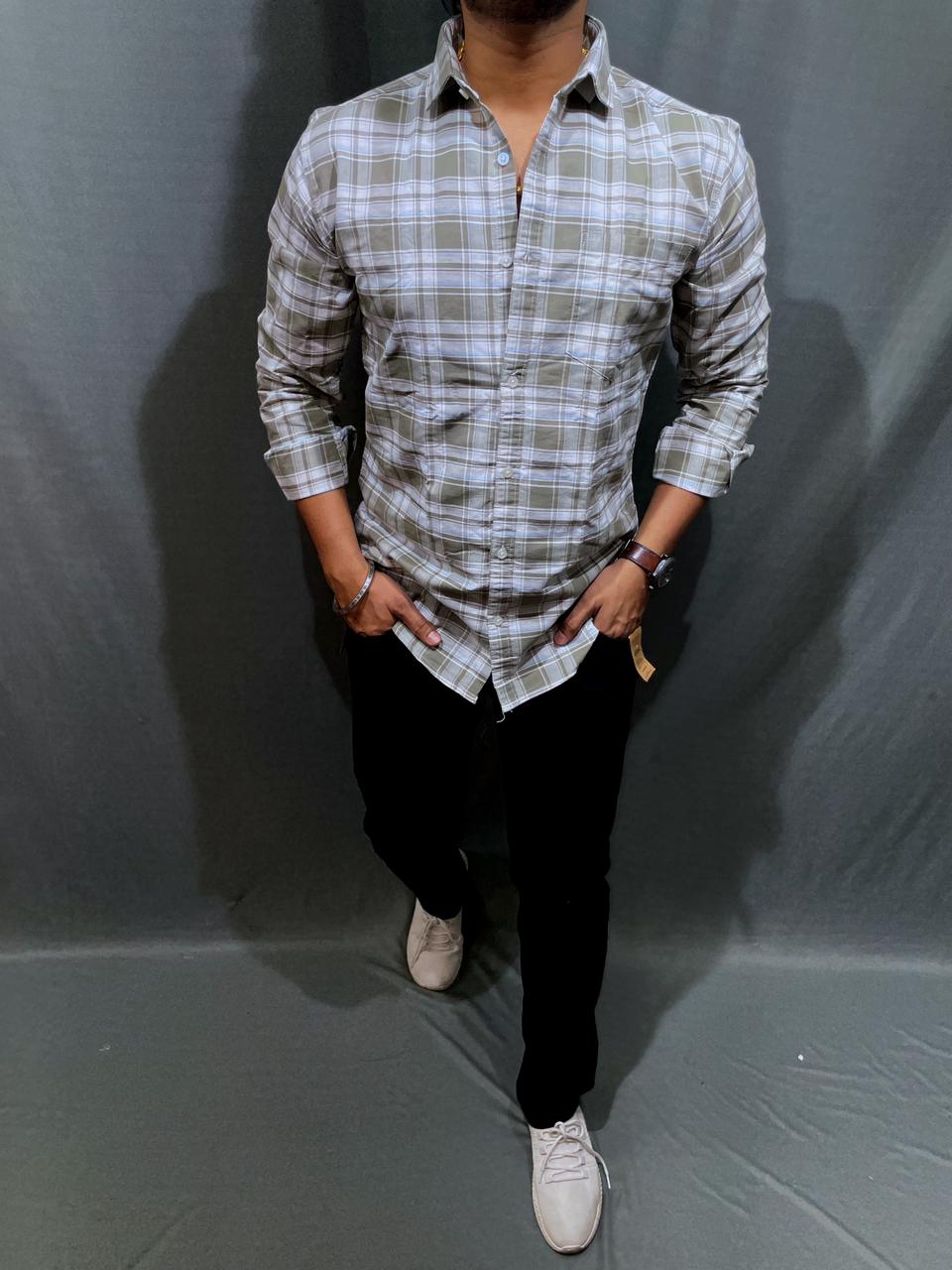 Checks Shirt For Men