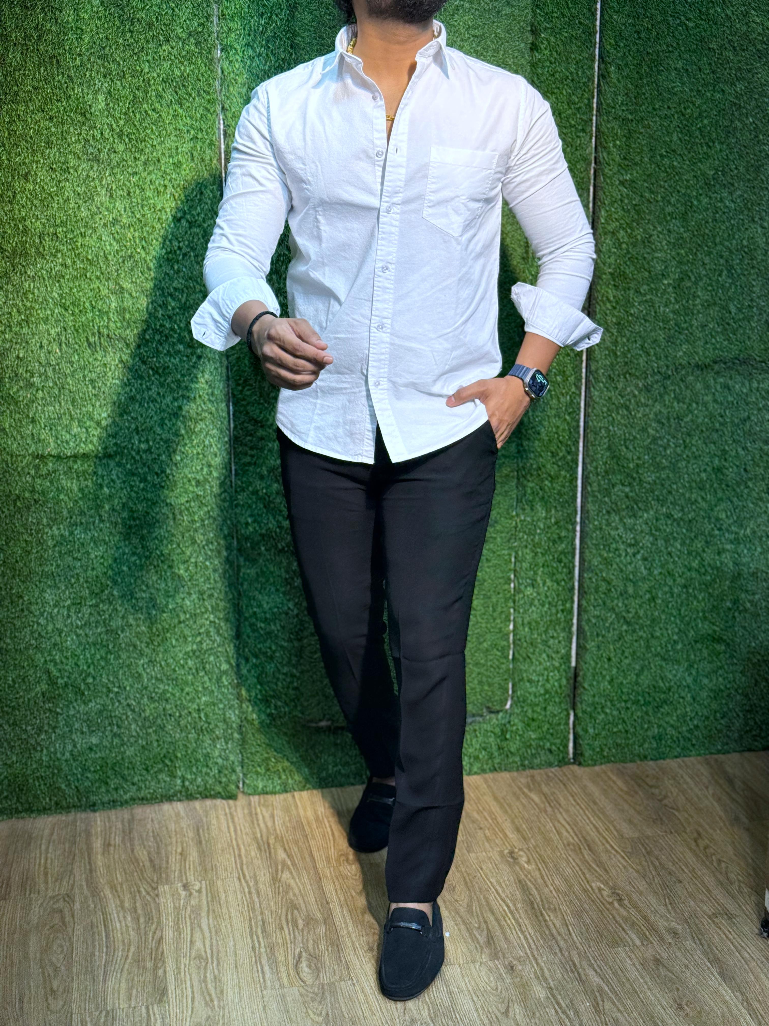 Cotton Plain Shirt For Men