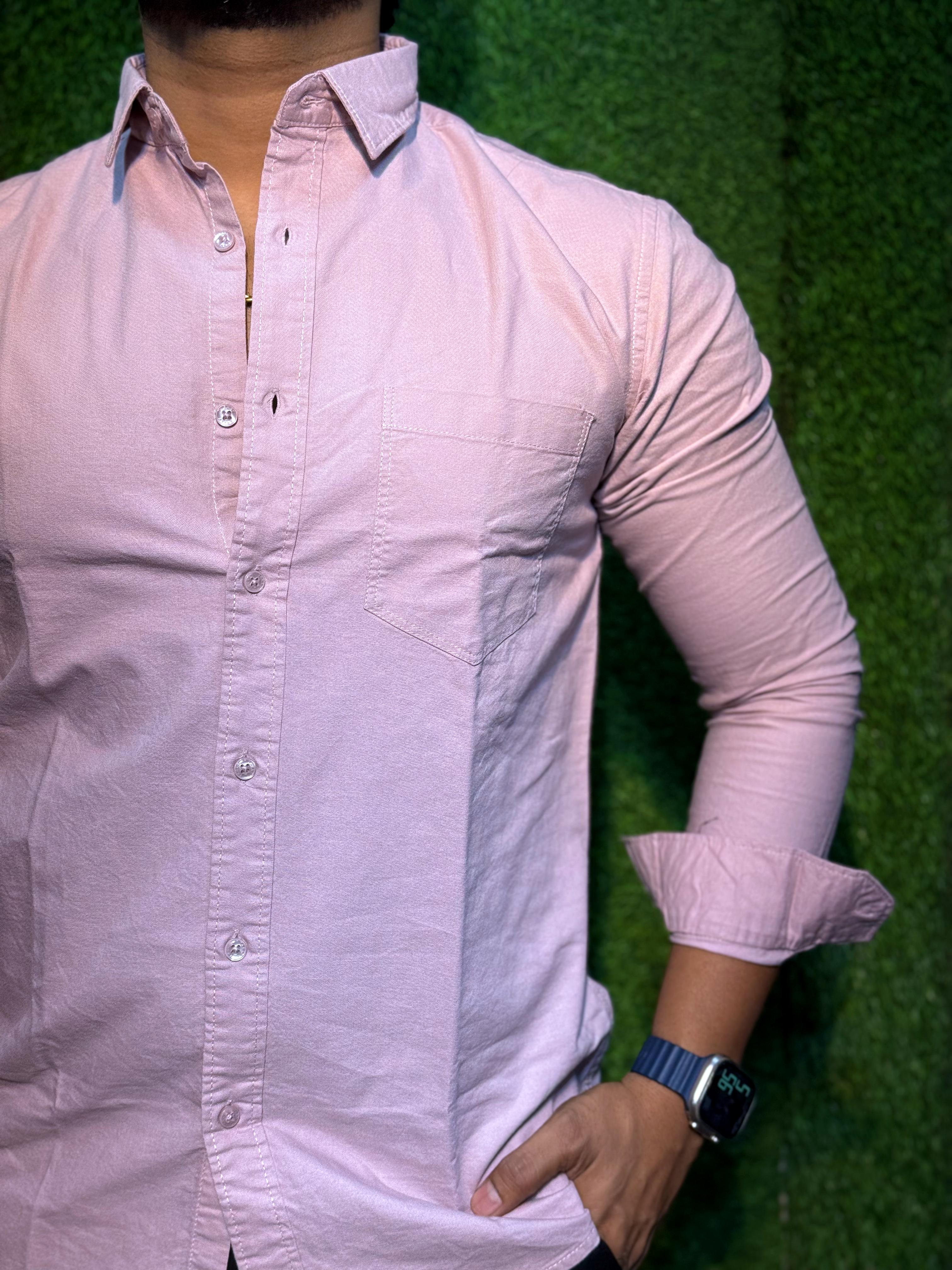 Cotton Plain Shirt For Men