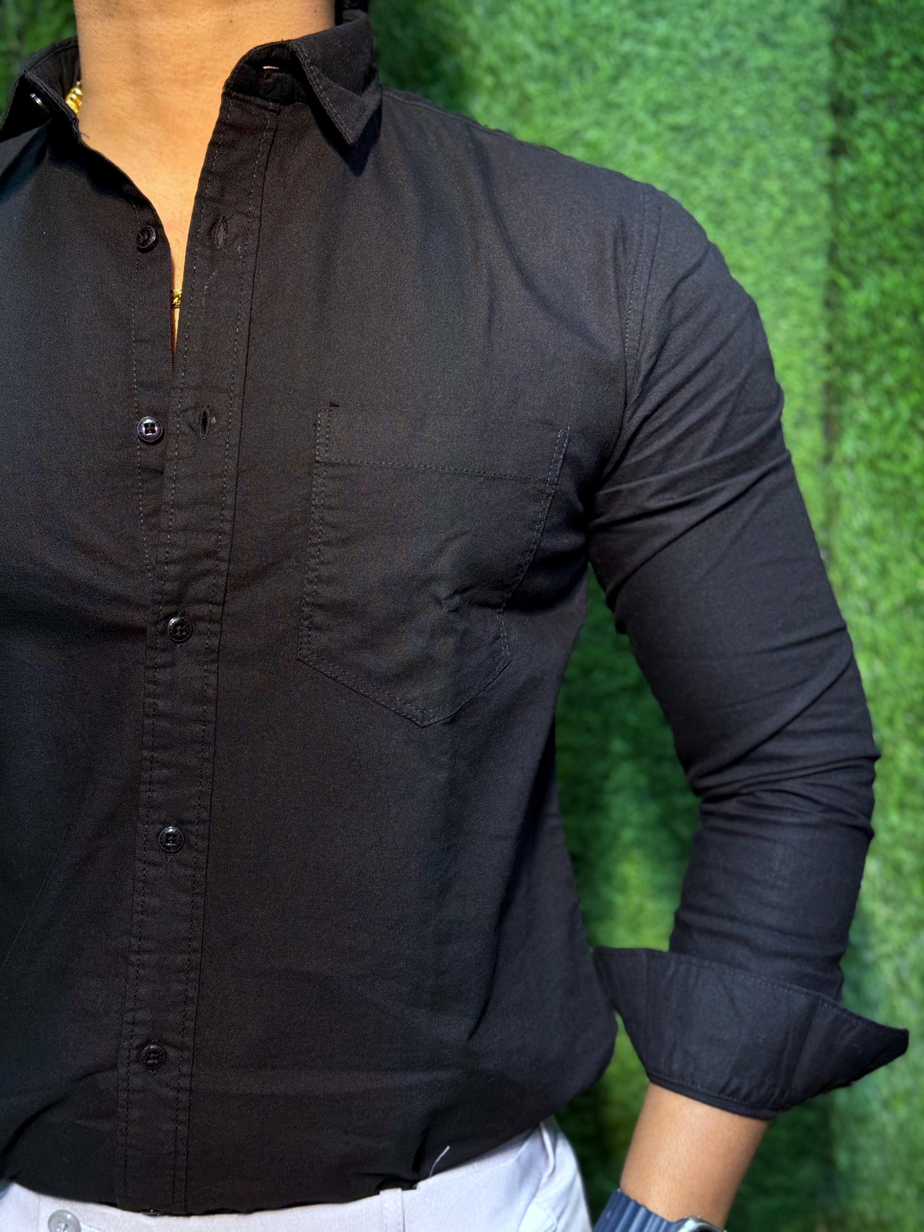 Cotton Plain Shirt For Men