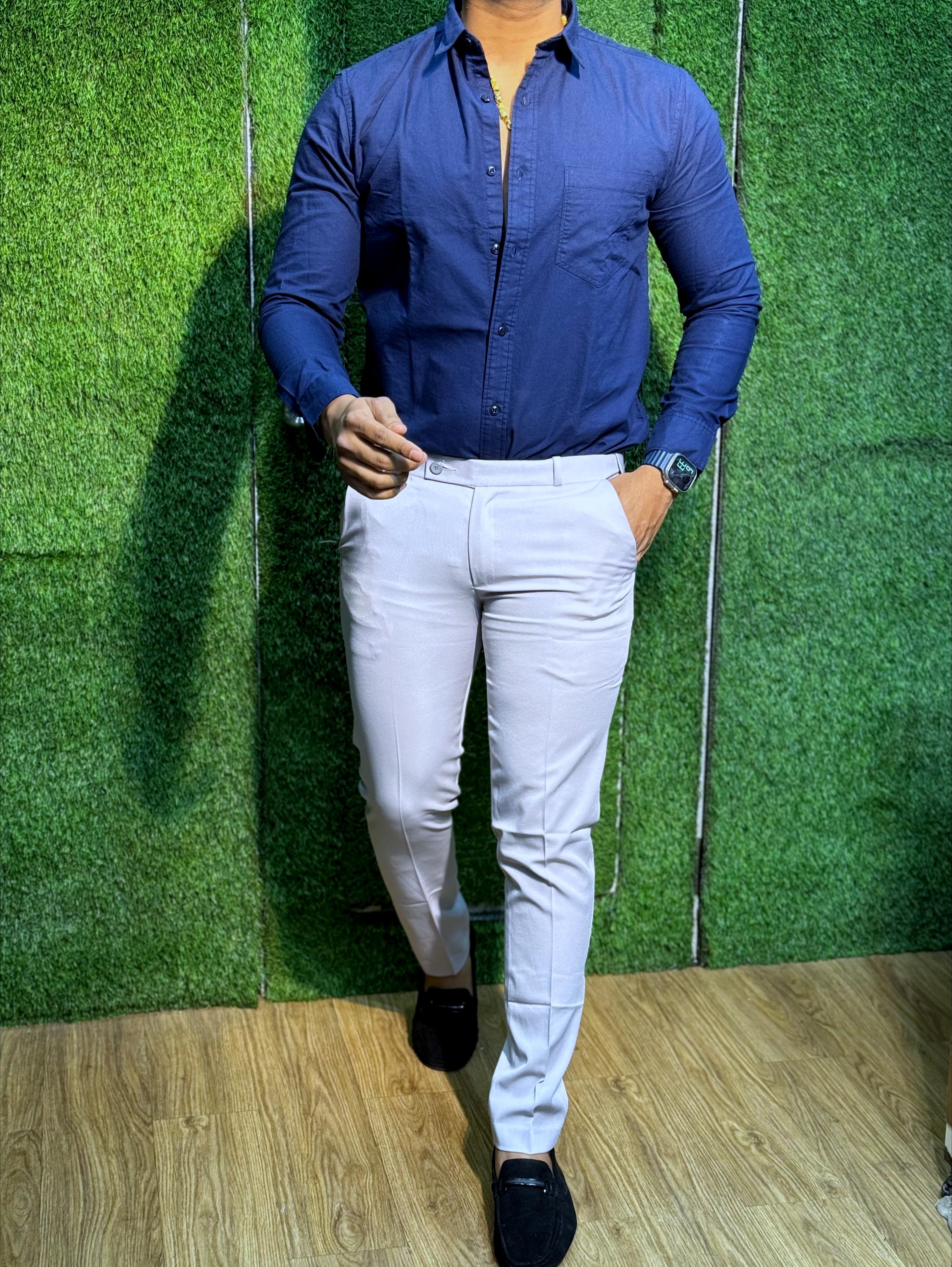 Cotton Plain Shirt For Men