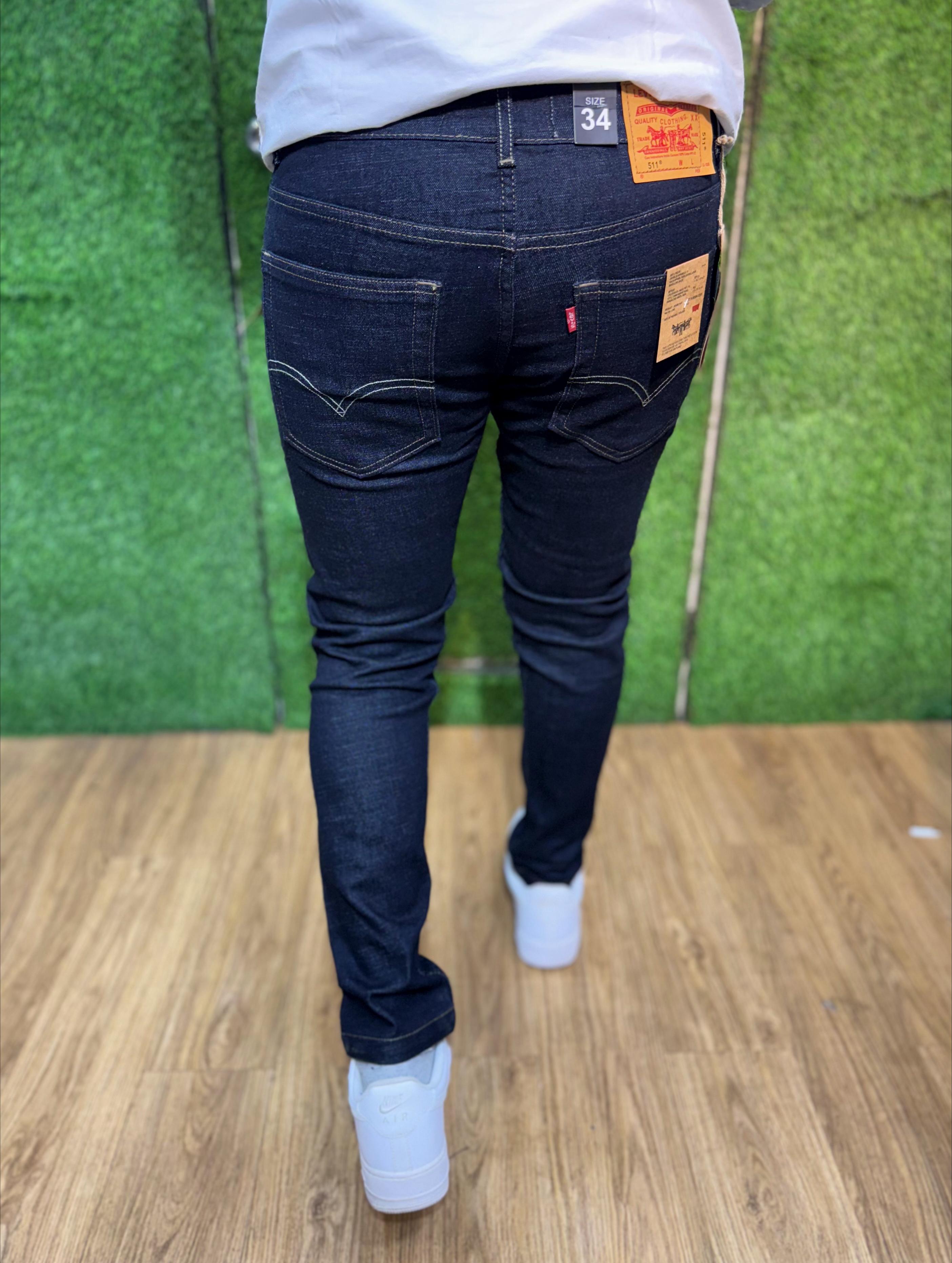 Raw Wash Premium Denim Jeans for Men