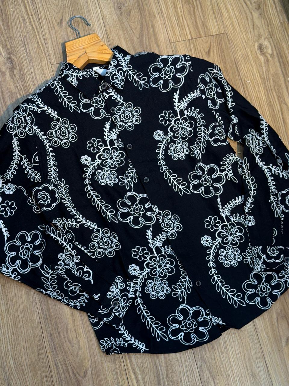 New Embroidery Printed Imported Shirt Festival wear , Party Wear Club Wear