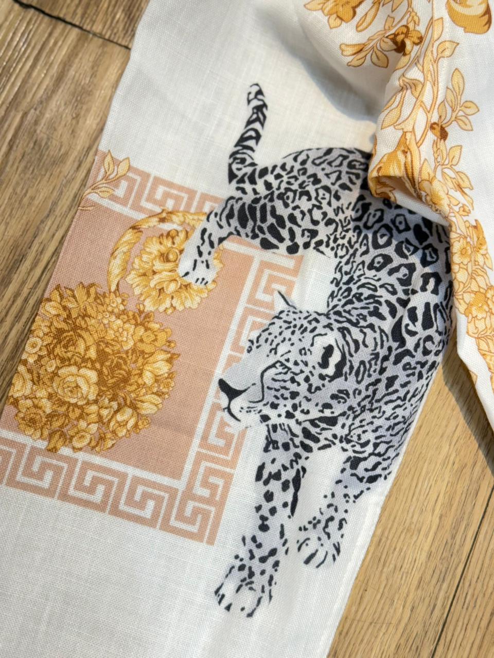 Tiger Print Imported Shirt Festival wear , Party Wear Ckub Wear